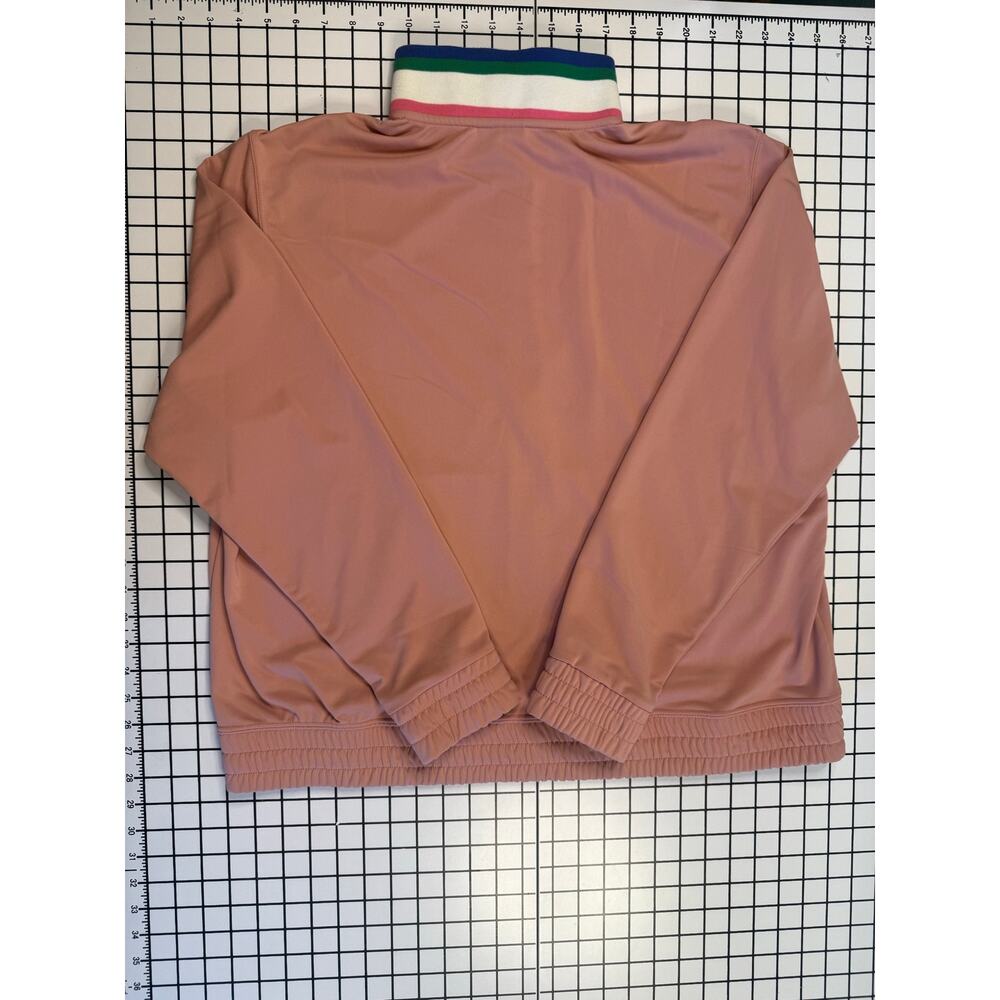 Nike Sportswear Essential Track Jacket Womens XL Pink Striped Collar DJ1097-685 - Picture 4 of 7